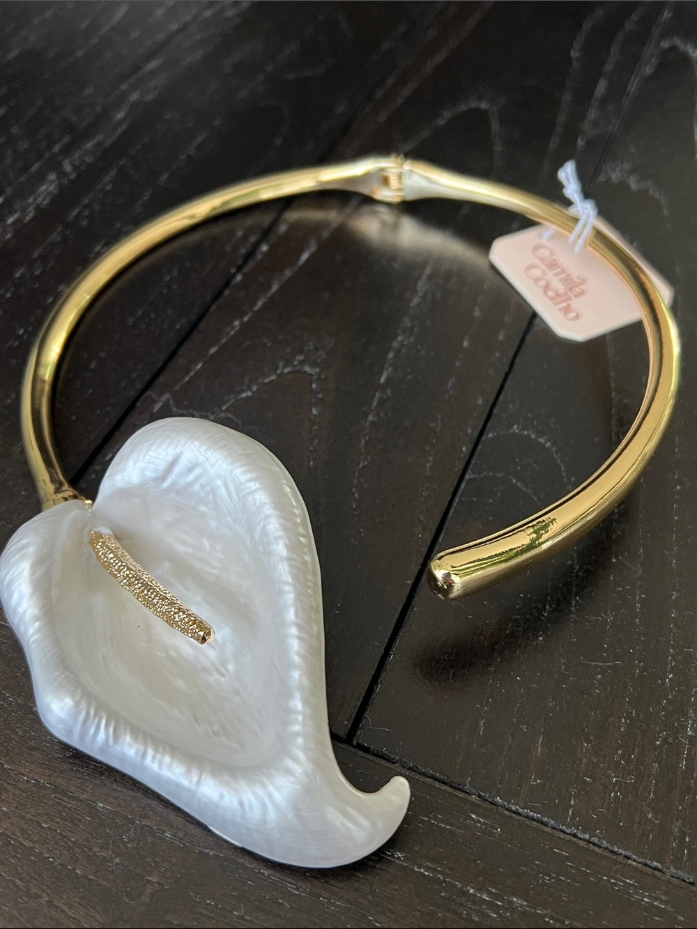 Camila Coelho Gold Collar Necklace